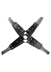 Chain and Chain Harness Black Cuffs and Restraints